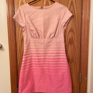 Ted Baker Pink Stripe Dress Size 2 -US 6